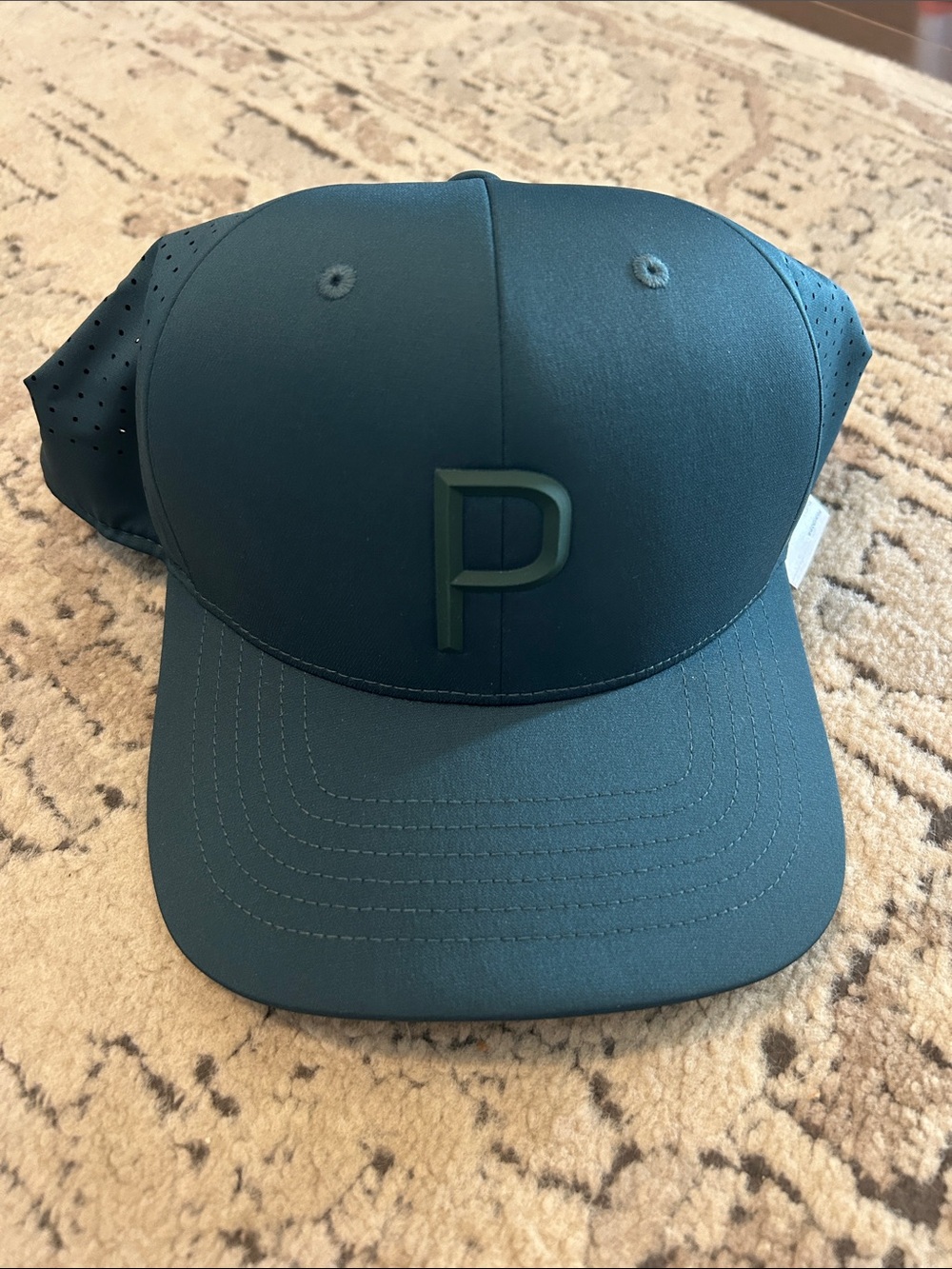 Puma Teal Green Snapback Cap